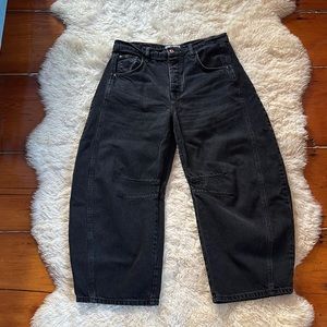 We The Free Black Wide Leg Jeans